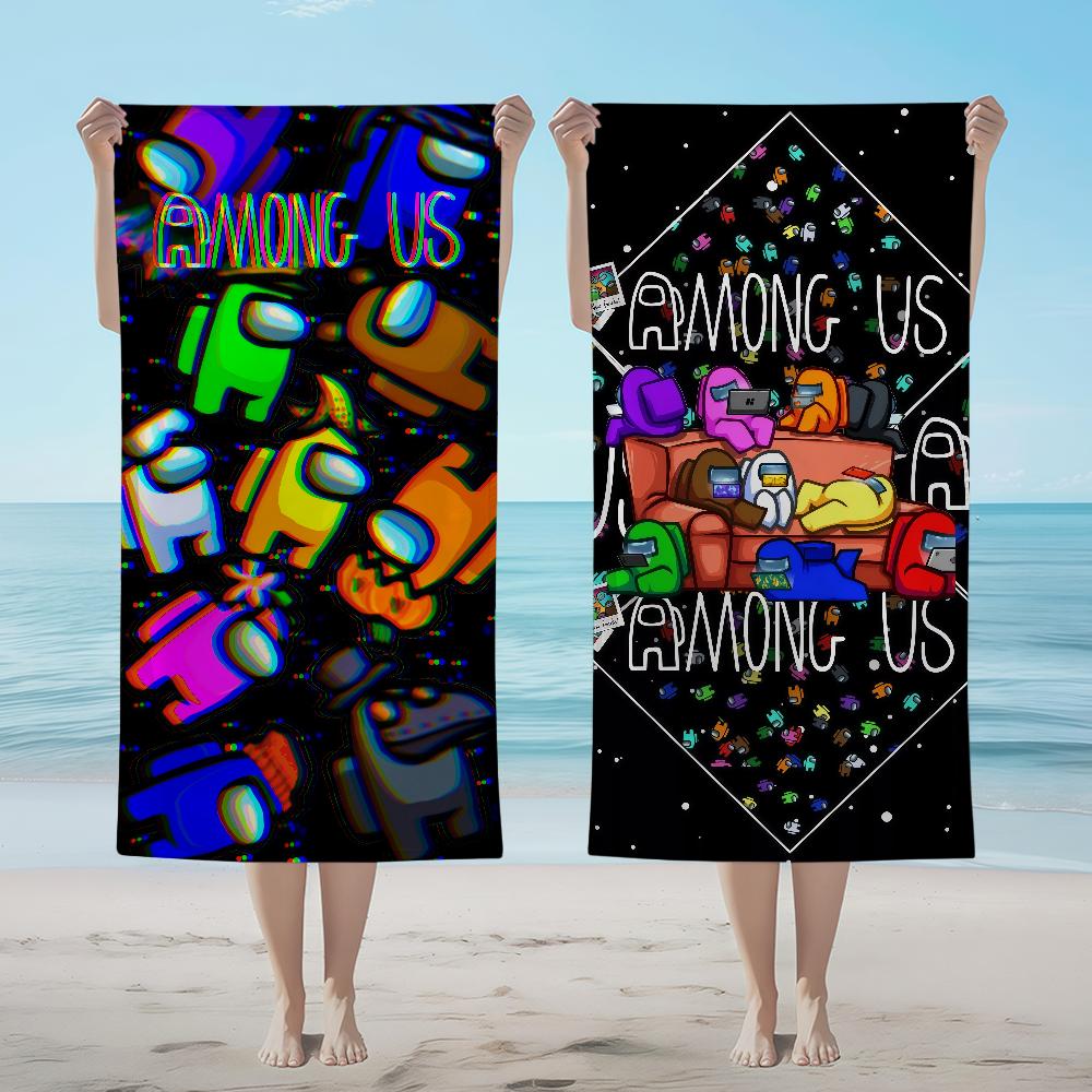 Handtuch Textil Bademantel A-AmongS-ES Strand Schnelltrocknend Spiel Leicht Tragbar Camping U-US-ES Schwimmbad Reise