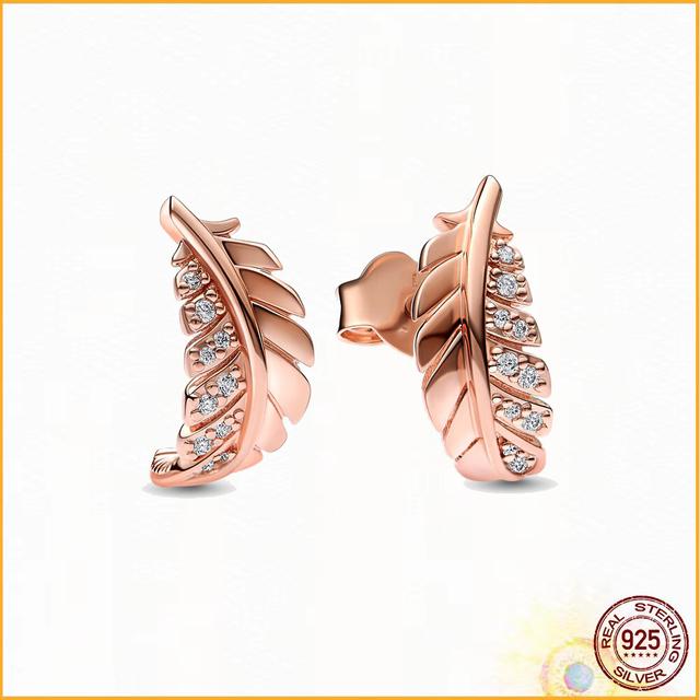 Sparkling Infinity Heart Stud Fashion Earrings 925 Sterling Silver Women  Fashion  Boutique Gift Anniversary Birthday Gift