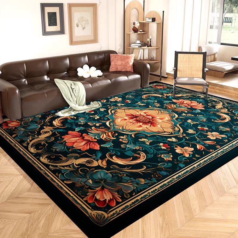 Modern Light Luxury Living Room Rugs Bedroom Nordic Style Decoration Carpet Washable Cloakroom Lounge Mat Non-slip 160x200cm