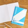 Kyokuto School Line Plus 5mm LAPP5B05T Notebook, Grid, A4, Blue, 5-Pack,