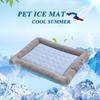 Chladící podložka Pelíšek pro psy Kočky Štěně Kotě Cool Mat Deka pro mazlíčky Ice Hedvábí Materiál Měkký na léto Spánek Růžová Modrá Prodyšná