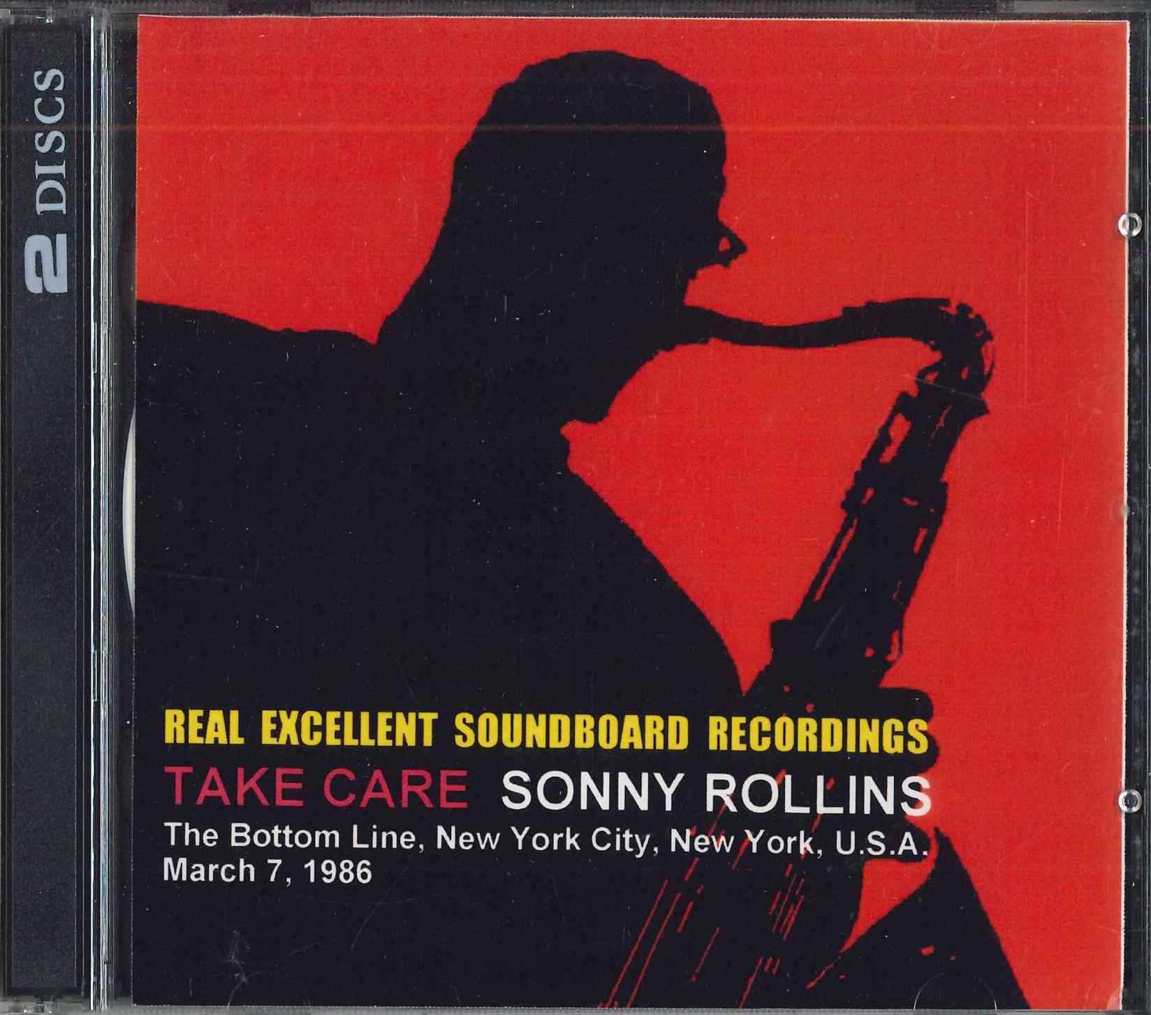 

CD SONNY ROLLINS Take Care2cdr AYY226227CD NOT ON LABEL Japan Jazz Used