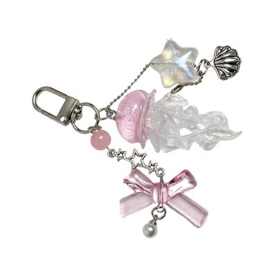 Leuchtendes Ozean-Charme-Design Handy-Lanyard Verstellbarer Schlüsselanhänger Schmuck Geschenk Legierung Harz Tasche Schlüsselanhänger Dekoration