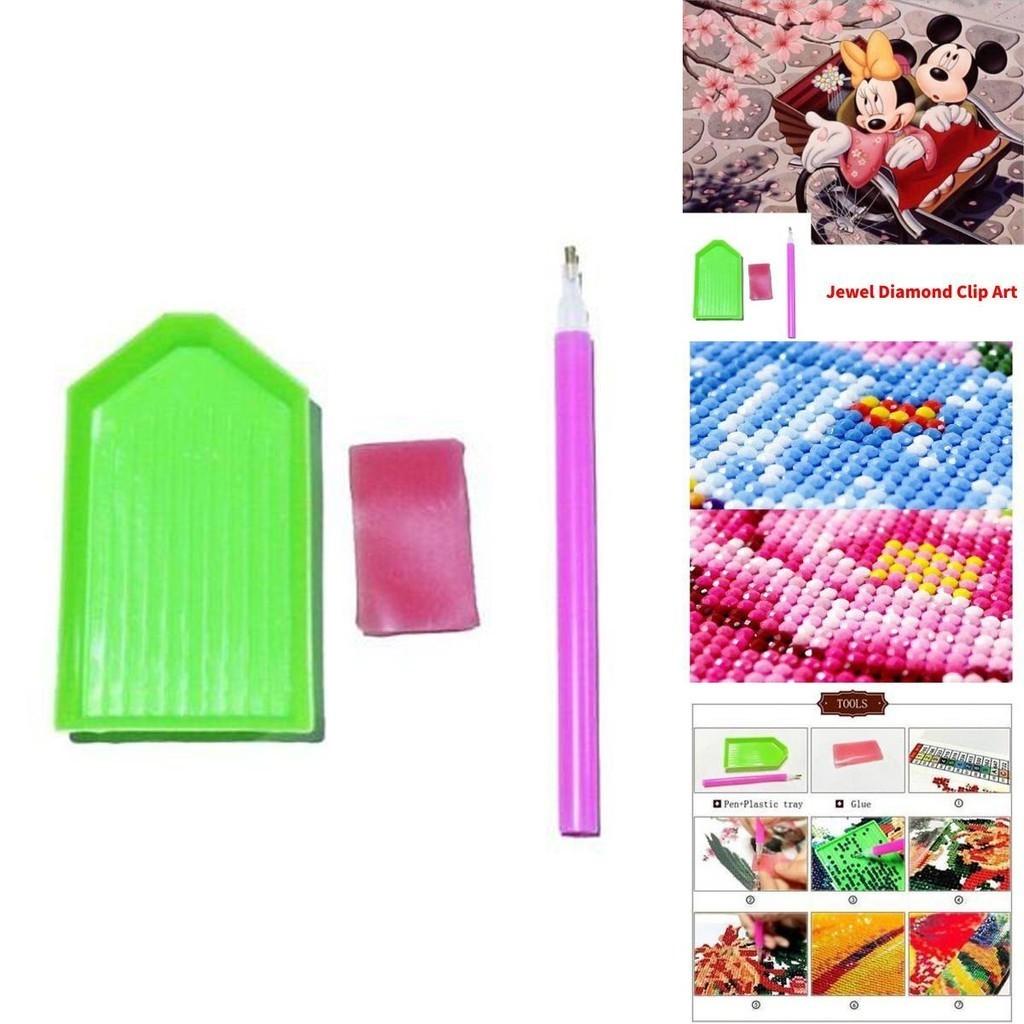 A4 Diamond Painting Tools Set Plastic Light Board Copy Table Point Drill Pen Clay Kit