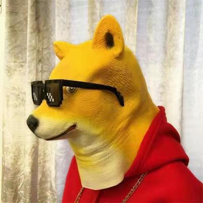 Mentale Verschmutzung Doge Maske: Dämonische Akita Inu Party Kopfbedeckung