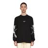 Calvin Klein Auffälliges Sweatshirt mit Buchstabenaufdruck, lässiger Rundhalsausschnitt, Herren-Sweatshirt, Schwarz J321659