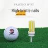 Neue Niedrigwiderstands-Beflockte Kunststoff-Golfball-Tees (54/70/83mm)