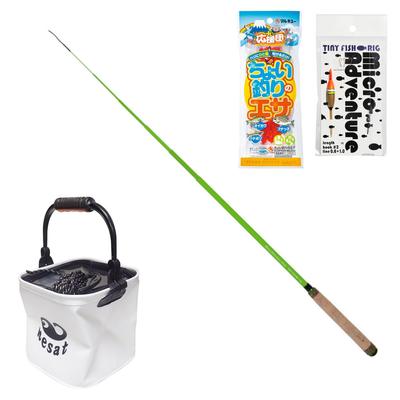 Fishing Frenzy Débutants et Set Tsuripik 210 Profitez de la pêche en et Ensemble d'équipement compact et parfait pour les enfants et les familles Parfait pour l'extérieur et