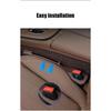 2Pcs Car Seat Gap Filler Organizer PU Waterproof Universal Car Seat Gap Anti-leak Stopper Strip 2Slot Seat Gap Storage Organizer