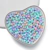 300pcs/lot 3mm/4mm Cream Rice Glass Beads DIY Necklace Earrings Bracelet Handmade Accessories Jewelry Matte Beaded