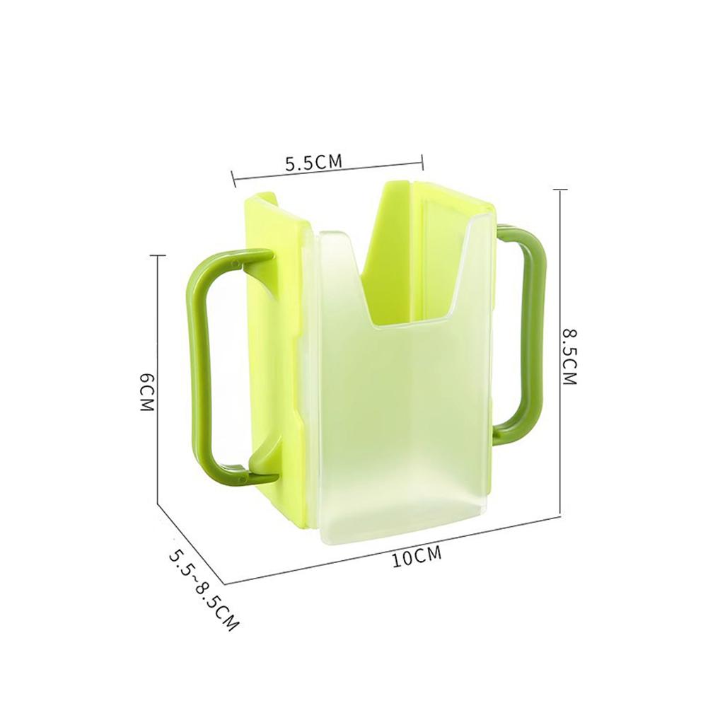 Milk Box Holder Infant Anti-Spill Cup Holder Bottle Cup Milk Holder Adjustable Safety Plastic Baby Toddler Juice Box Drinking
