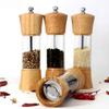 6 Inch Wood Acrylic Spice Pepper Mill  Adjustable Ceramic Grinder Home Kitchen Tools Cooking