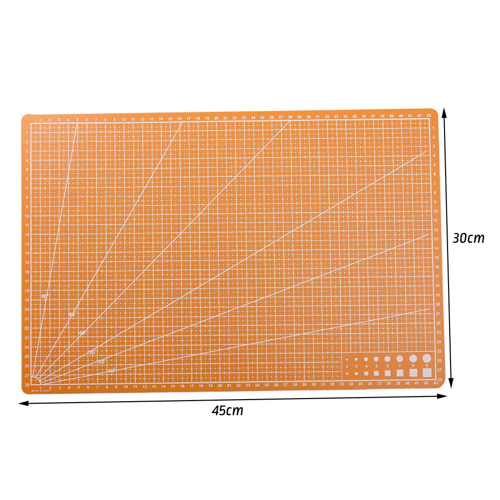 A3/A4 Cutting Mat Single Side Patchwork Cut Pad for Workbench Patchwork Sewing Manual DIY Knife Engraving Leather Cutting Board