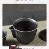Ink Wash Black Ceramic Portable Travel Tea Set