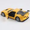 Mașină de jucărie Chevrolet Corvette C6-R 1/36, model de jucărie pentru copii, RMZ CiTY, curse turnate sub presiune, miniatură, trage înapoi, cadou de colecție pentru copii și băieți