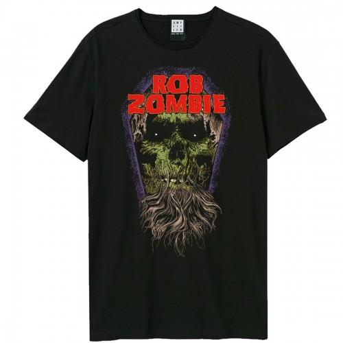 Amplified Unisex Adult Green Zombie Rob Zombie Halloween T-Shirt