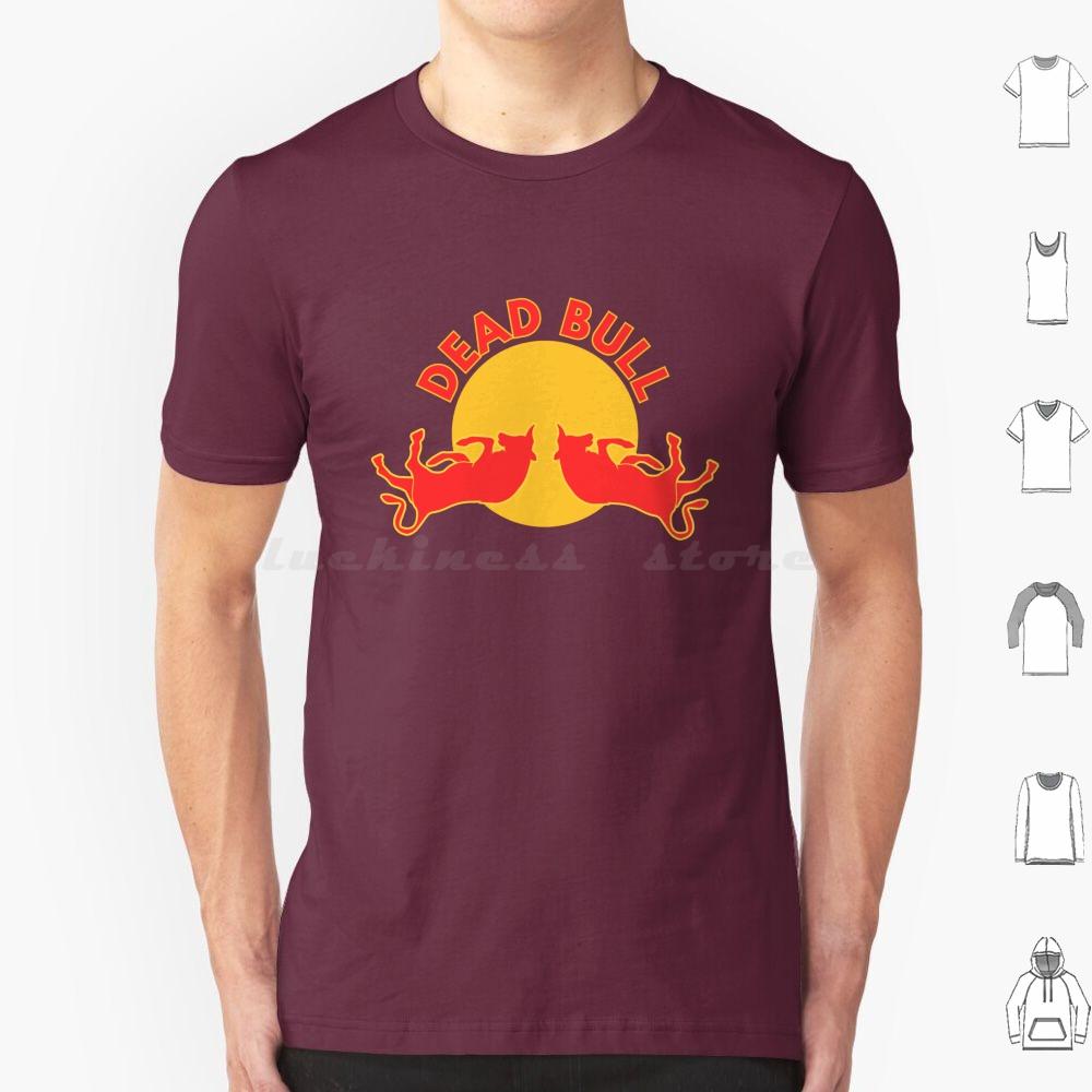 Dead Bull Funny Logo Cute Animals Funny Animals Weird Cute Tee T Shirt Big Size 100 Cotton Funny Humorous Humor Cute
