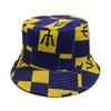 Chapeau Bob Drapeau Personnalisé Chapeau de Soleil d'Été Design Trident de la Barbade Unisexe