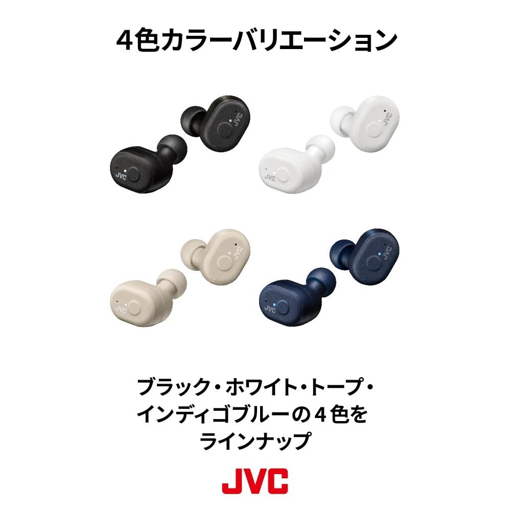 JVC Kenwood HA-A11T-T Komplett kabellose Ohrhörer Kompaktes und leichtes Gehäuse (5,2 g) Bis zu 28 Stunden Wiedergabe Externe Tonaufnahmefunktion