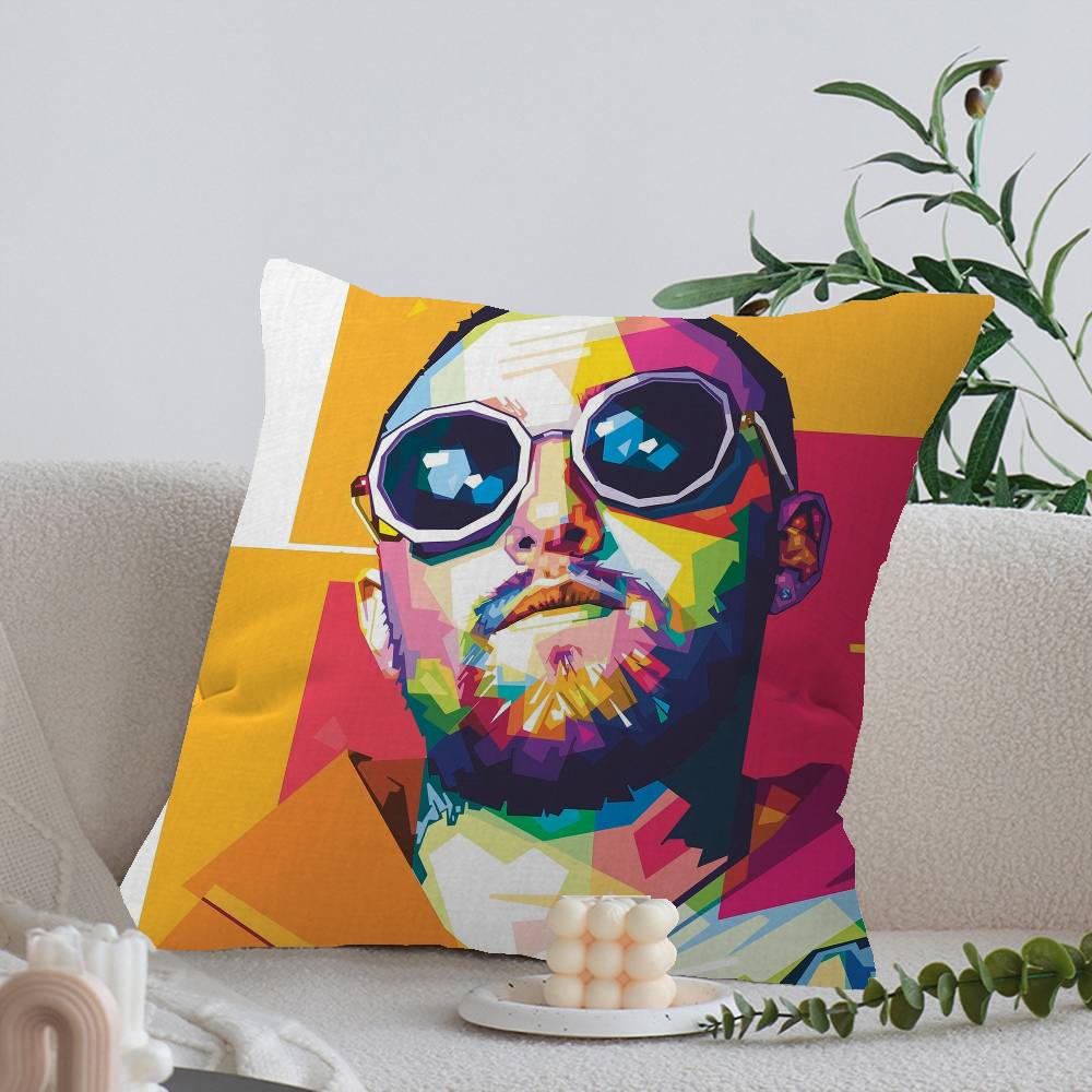 Singer M-Mac Miller Pillow Cover For Bedroom Room And Living Room Sofa Decorative Cushion Cover