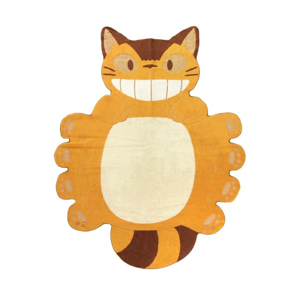 Revere My Neighbor Totoro Cat Bus Nap Towel Large Bath Perfect for and Summer Use Blanket, Blanket, Towel, 100% Cotton, Daycare, Kindergarten,