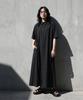 Antiqua Right Choice for Effortless Shirt Dress for Short Cardigan Concealed Button Plus Adult 05 Black Plus [antiqua] "The Days" Women, Sleeve,