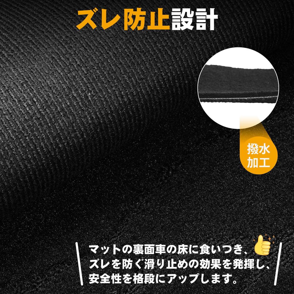 AUTO SPEC Honda Luggage Trunk New NBOX Custom Luggage Room Cargo Car Floor Compatible with 2023 and Interior Easy Protective Wave Pattern Set N-BOX