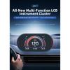 Auto Lcd Cluster OBD2 meter Multi Digital Head Up Display GPS Speed Water Temp Turbo Fuel Consumption Car Accessories HUD P27