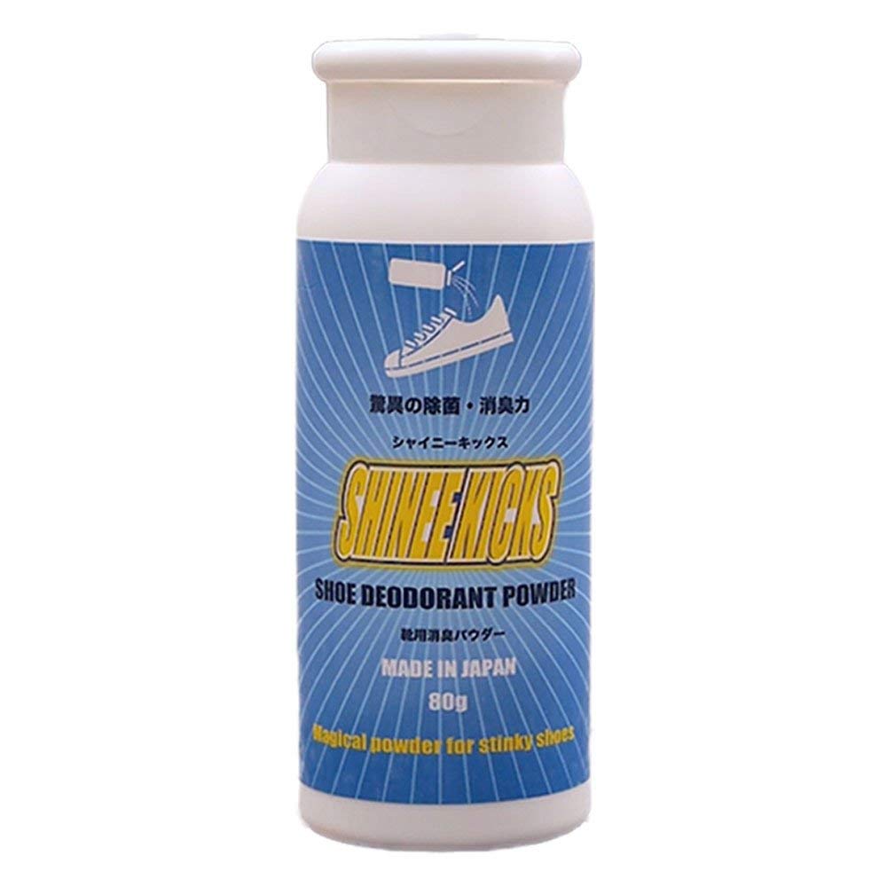 SHINEE KICKS Shoe Deodorizing Large Capacity 80g In Shoe Foot Odor Unscented Powder, [Made Japan] Deodorizer, Control,