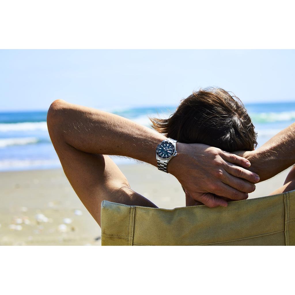 Orient Mako Automatic Dive Watch, Mechanical Green Dial, Men's with Manufacturer Warranty, RN-AA0808E