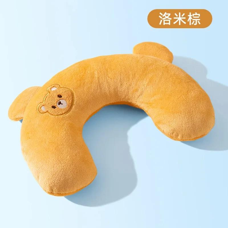 Cute Pet Universal Breathable Cartoon Embroidered U-shaped Pillow Cat Sleeping Pillow Dog Supplies