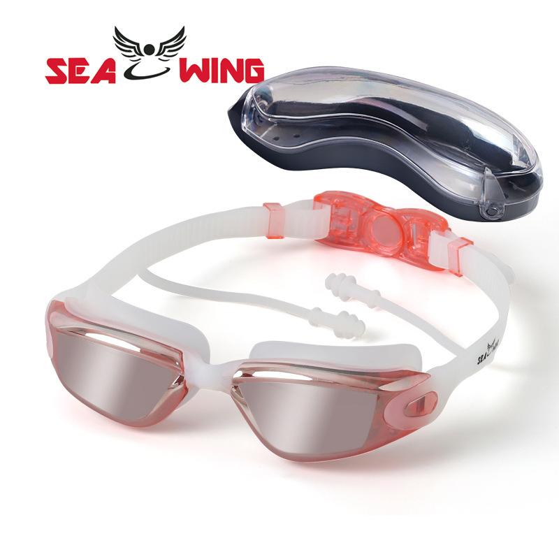 High-definition Swimming Goggles for Adults, Anti-fog Electroplated Swimming Goggles, Myopia Protective Goggles, Silicone Waterproof Swimming Goggles