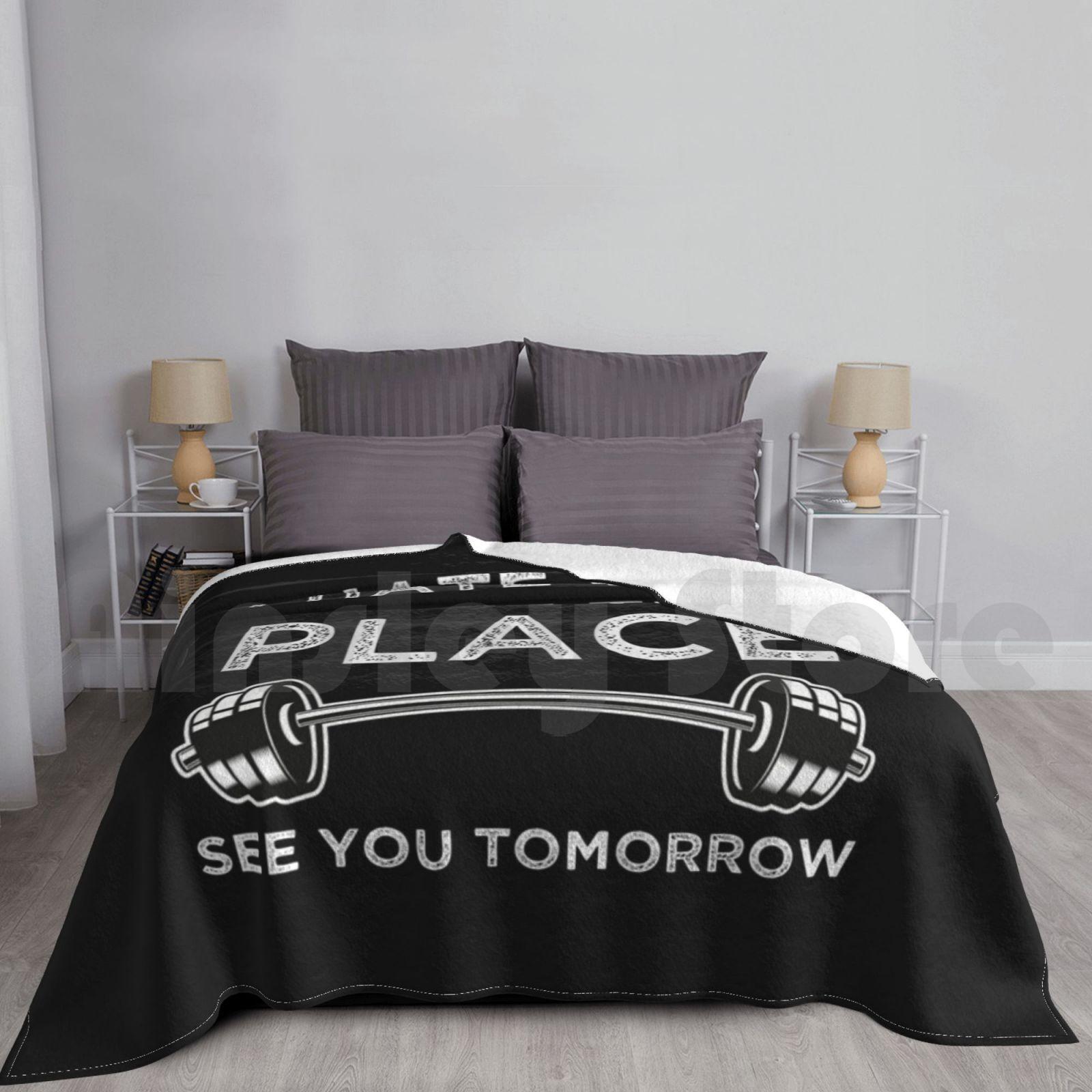I Hate You I Hate This Place See You Tomorrow Blanket Super Soft Warm Light Thin I Hate You I Hate This Place See You Size: 75*100cm, Weight: 230 GSM