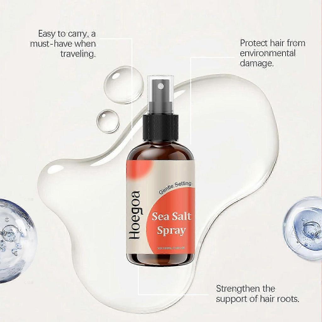 Sea Salt Hair Spray - Volumizing, Natural Beach Waves & Moisture Lock for Effortless Styling - 100ml