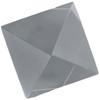 Shiny Crystal Pyramid Paper Weights White Crystal Ornament Glass Paperweight Desktop Decoration