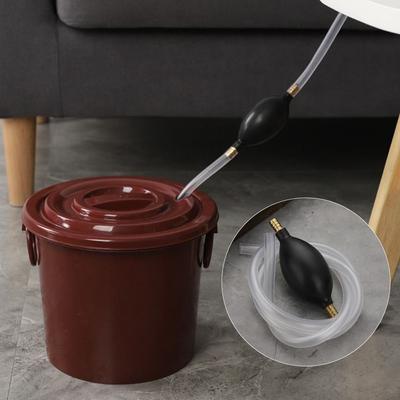 Copper Joints Drain Hose Tea Ceremony Tea Table Down Water Pipe Hand Siphon Pump Tea Trays Drain Pipe Tea Set