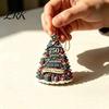 USA 250th Anniversary Commemorative Gifts Christmas Tree Pendant, Acrylic Memorial Hanging Ornament for American Patriotic Retro Flag Pendants
