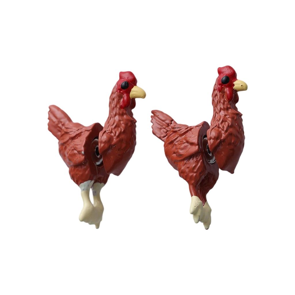 Söta tecknade kycklingörhängen Lätta örhängen i legering för vardagsbruk och presenter