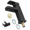 Steel Faucet Basin Faucet Plastic Handle Rust Single Sink