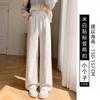 Chenier Narrow Wide-leg Pants Children's Autumn and Winter New Velvet Straight Casual Pants Thermal Corduroy Trousers