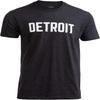 Detroit _ Klassisch Retro Stadt Grau Blau Rot Schwarz Detroiter 313 Cool Michigan Herren Damen T-Shirt