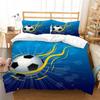 Bed Set Sports Style Duvet Cover Set Soccer Printed Quilt Cover Set Teens King Queen Size Bedding Fashion Cover Suit Luxury Bedding Cover