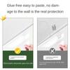 Adesivi murali trasparenti Adesivo antigraffio rimovibile per mobili da parete impermeabile ad adsorbimento elettrostatico
