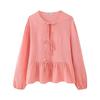 2025 Spring Women's European & American Style Fashion Round Neck Long Sleeve Top & Casual Long Pants Set