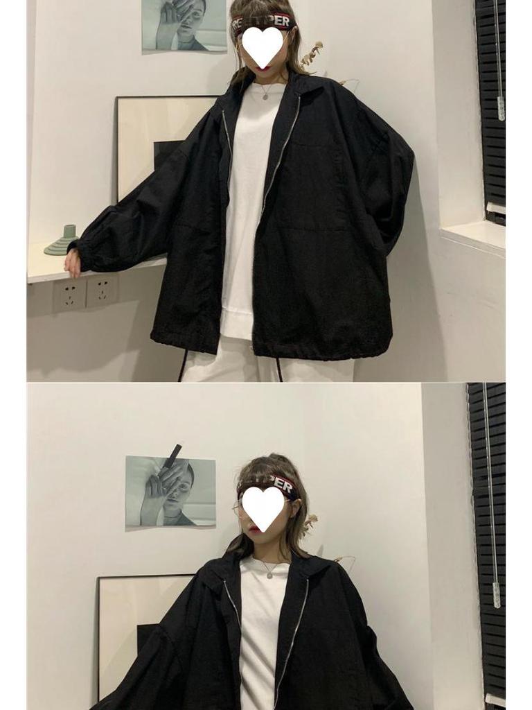 Women's Trendy Salt-style Korean Baseball Jacket: Stylish, Versatile, Loose Fit for Spring/Autumn, Perfect for Students.