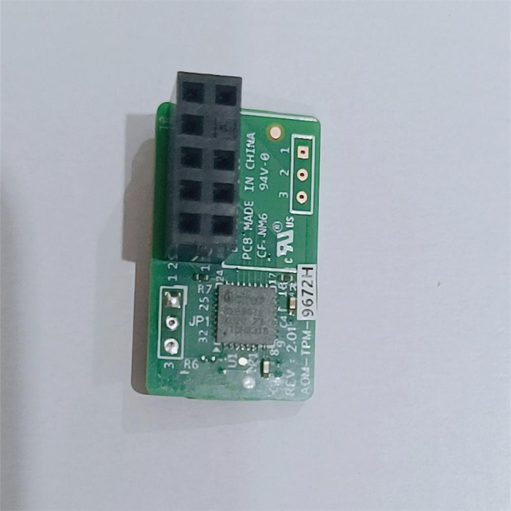 TPM 2.0 Module Trusted Platform Module 10 Pin For SuperMicro AOM-TPM-9672H 2.0
