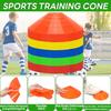 BiAnYC 100-Count Marker Cones, Soccer Markers, Mini Colored Cones, Soccer Dribbling Practice Cones, Training Cones for Soccer, Baseball, Tennis, and F