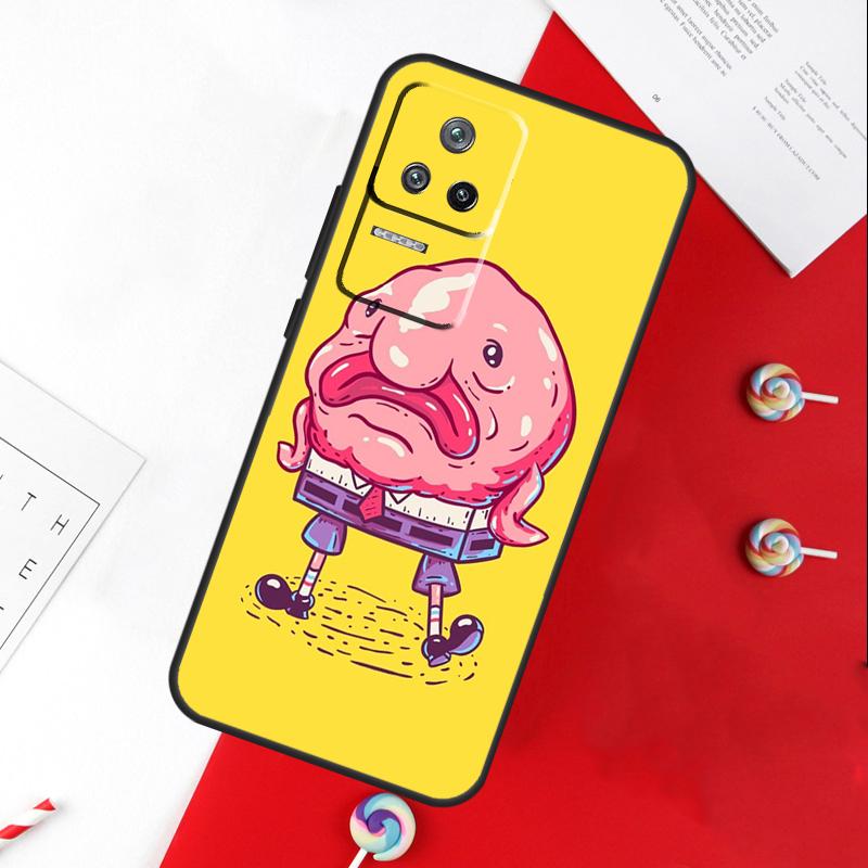 Cute Blobfish Cover For Xiaomi 11T 12T 13T 14T Pro 13 14 15 Ultra POCO X7 Pro X3 X5 X6 F5 F6 M6 Pro Case