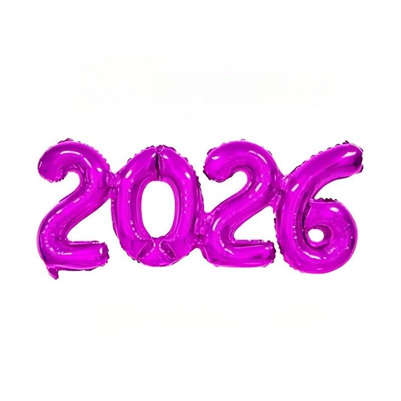 2026 Gold Red Crown Foil Number Balloons for 2026 New Year Eve Party Decoration Supplies 2026 Graduation Navidad Christmas Decor