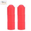 10pcs Pool Cue Tip Rubber Cover Billiards Cues Stick     Accessory (Black)